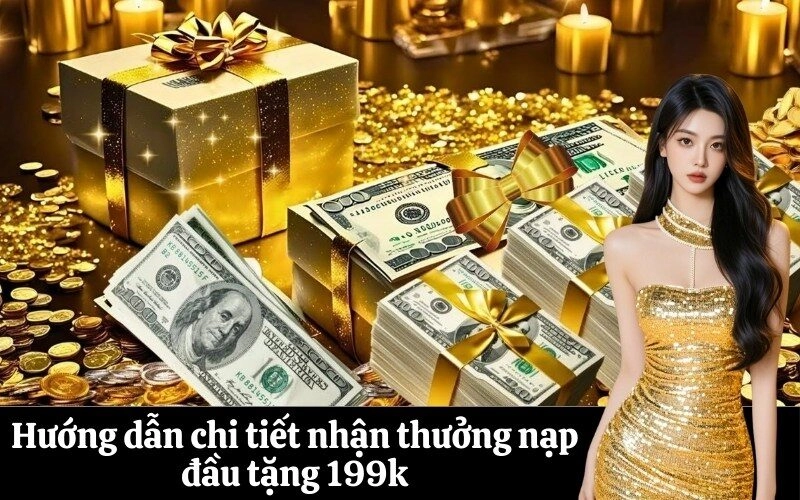 Hướng dẫn chi tiết nhận thưởng nạp đầu tặng 199k